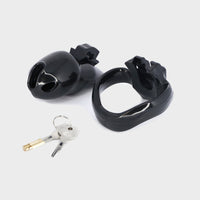 Component parts of the HT-V4 chastity cage.