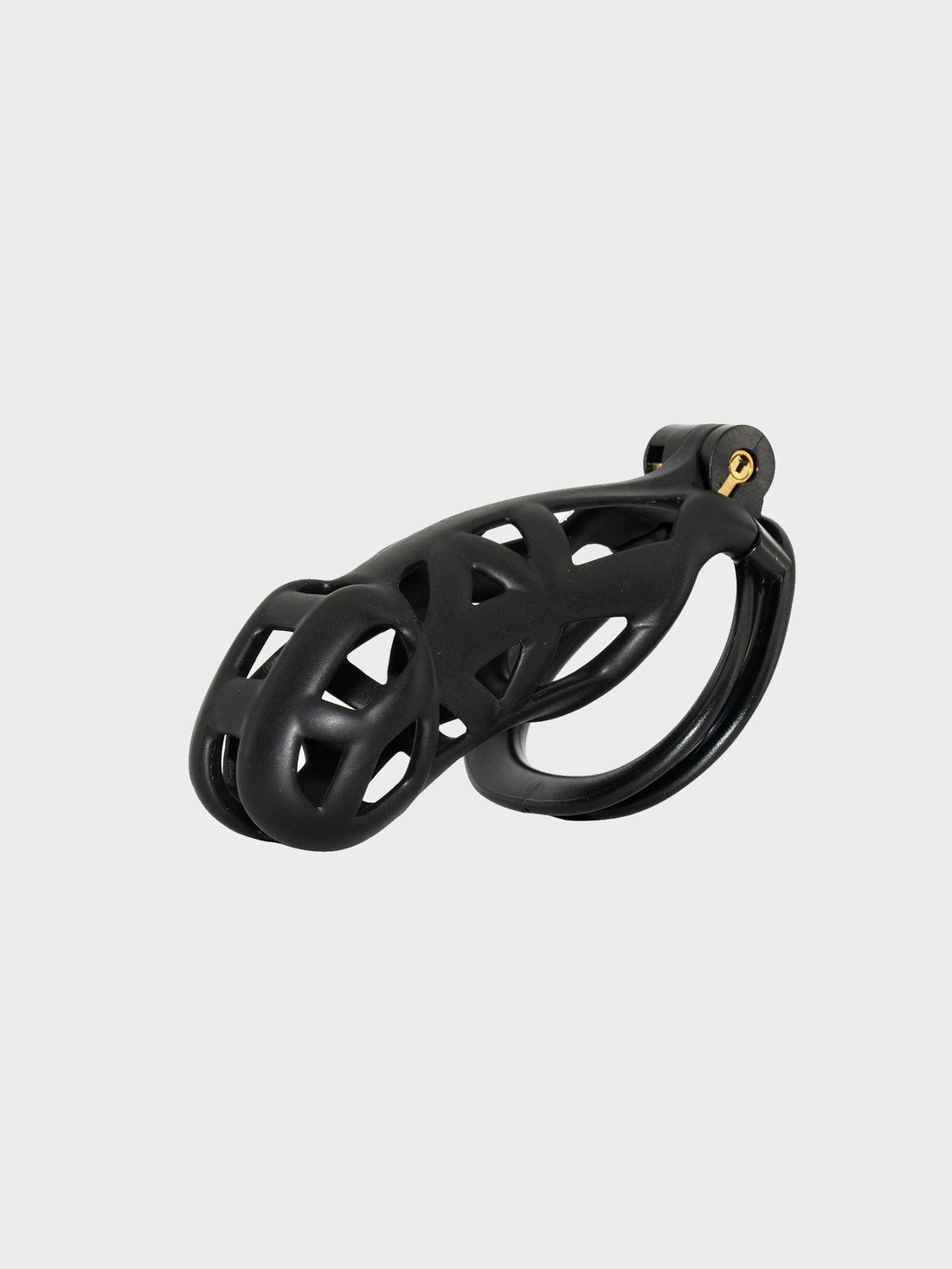 This chastity cage is more than 4 inches in length