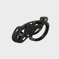 This chastity cage is more than 4 inches in length