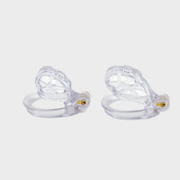 Comparing the size of the Nub and Nano chastity cages.