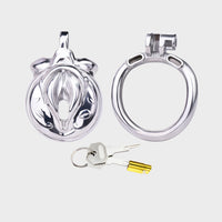 Steel Sissy Chastity Cage