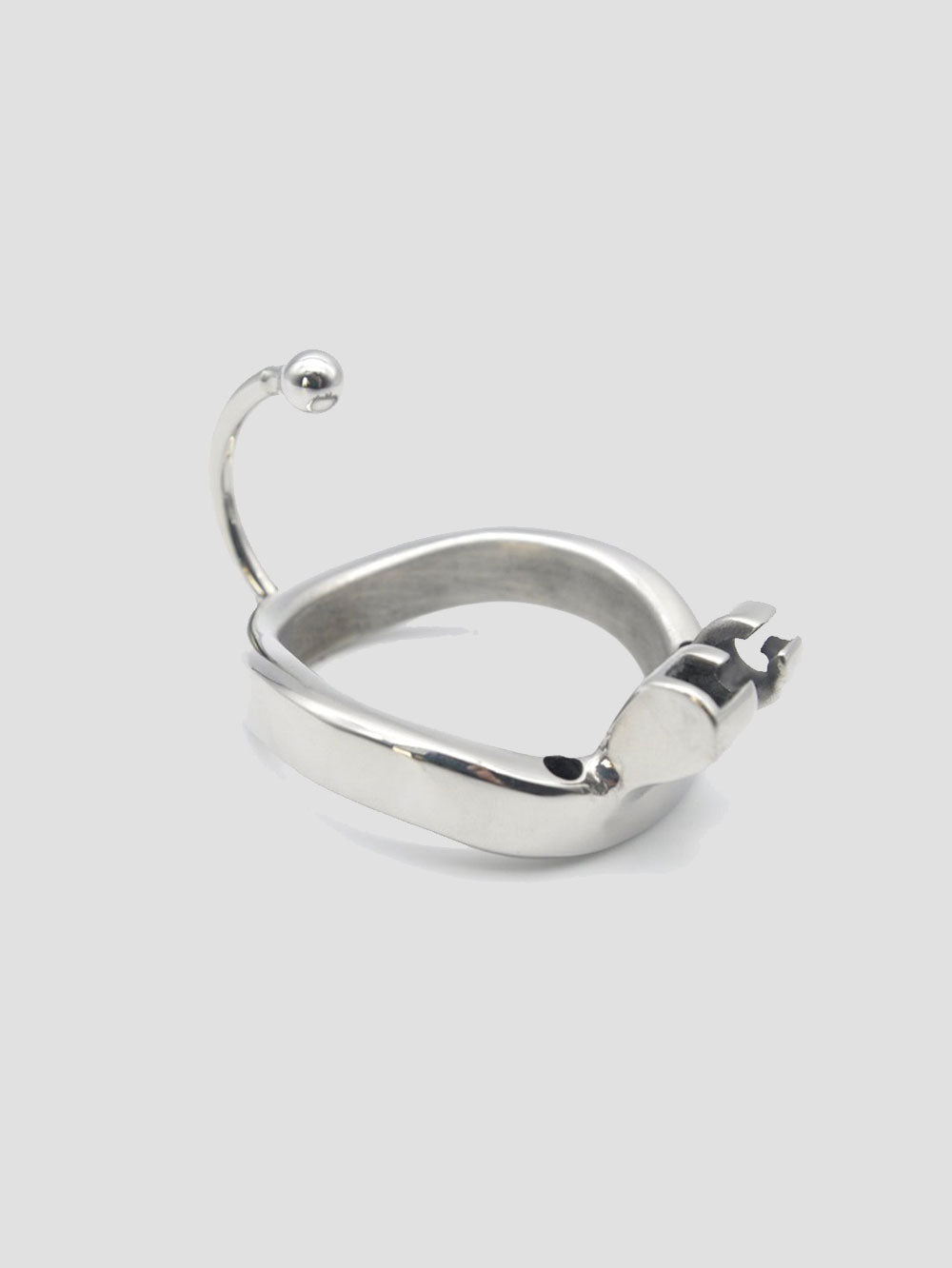 A spare chastity cage ring