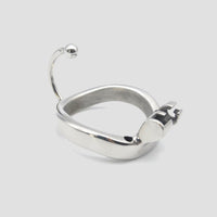 A spare chastity cage ring
