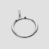 A replacement metal ring for a chastity cage