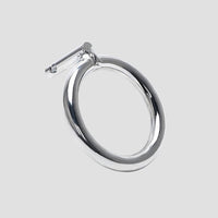 A replacement steel ring for chastity cages