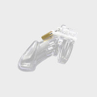 See everything with this transparent cock cage