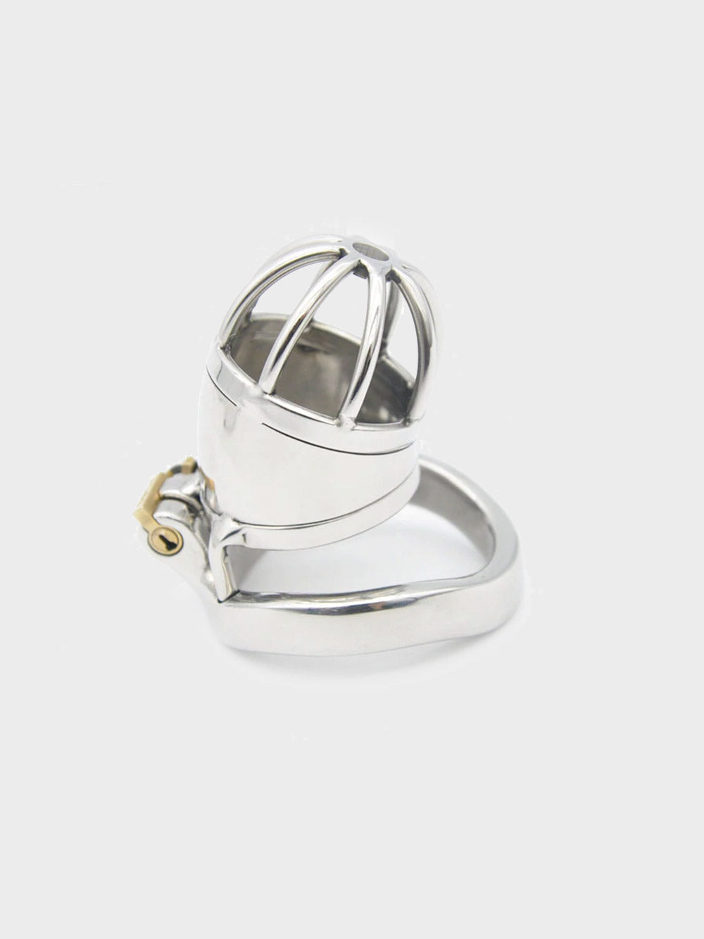 This tight chastity cage is popular with male submissives