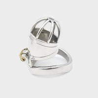 This tight chastity cage is popular with male submissives