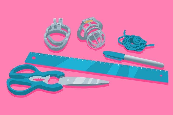 Information on how to measure for male chastity cages