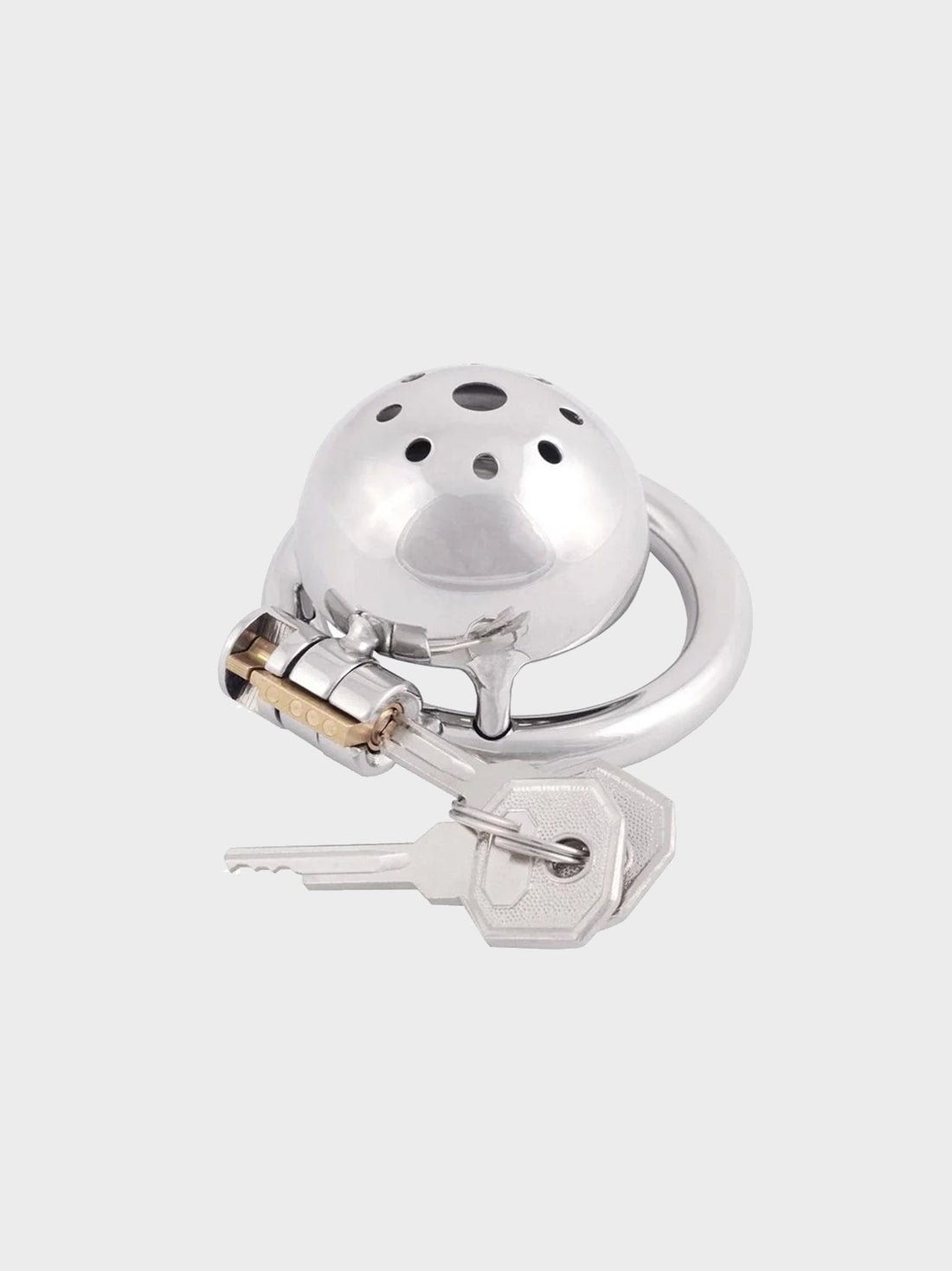 A high quality cock cage made from stainless steel.