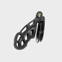 This chastity cage is from the cobra range and measures 3.5 inches