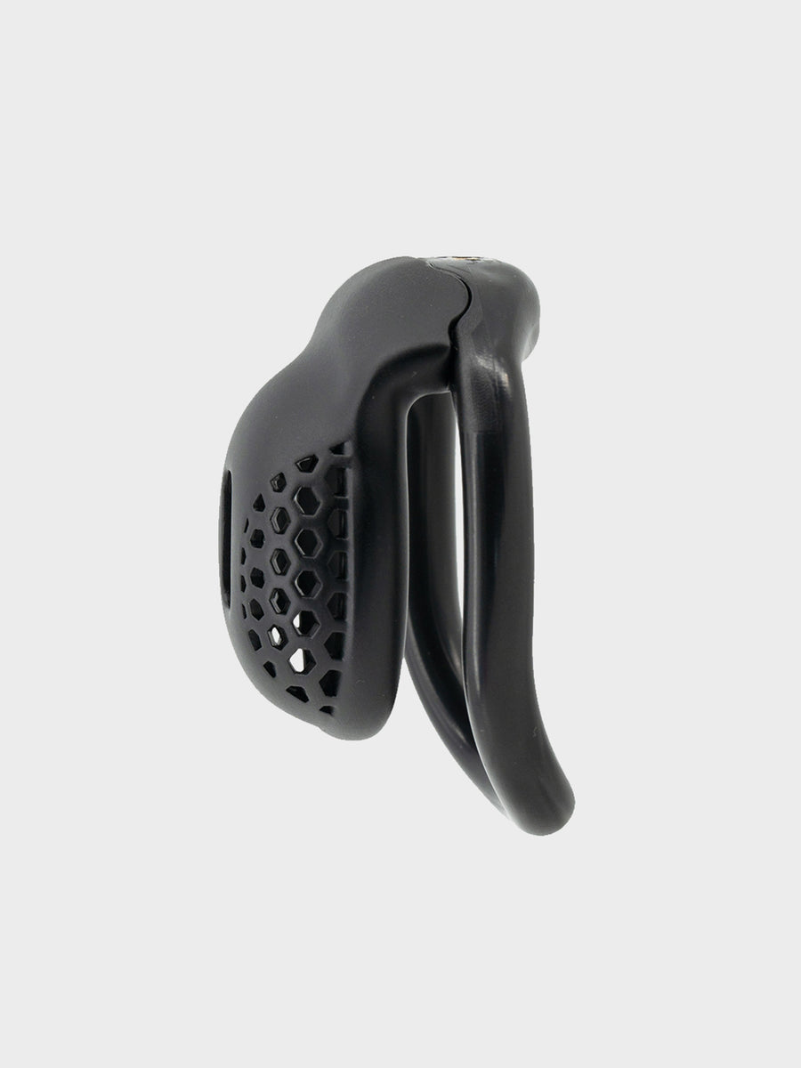 InvisiCage™ Black Edition - Stealth Silicone Chastity Cage