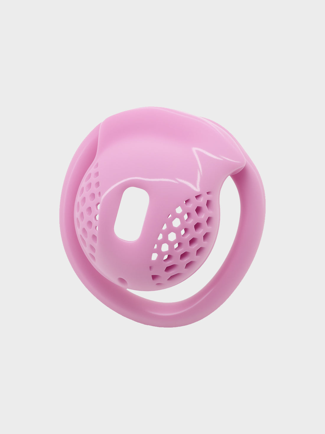 InvisiCage™ Ultra-Discreet Pink Silicone Chastity Cage