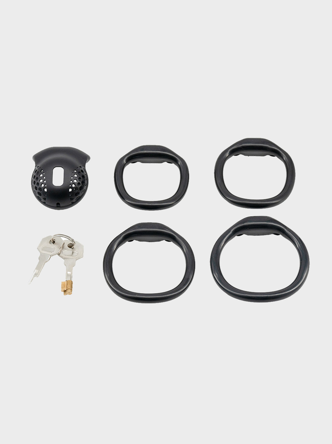InvisiCage™ Black Edition - Stealth Silicone Chastity Cage