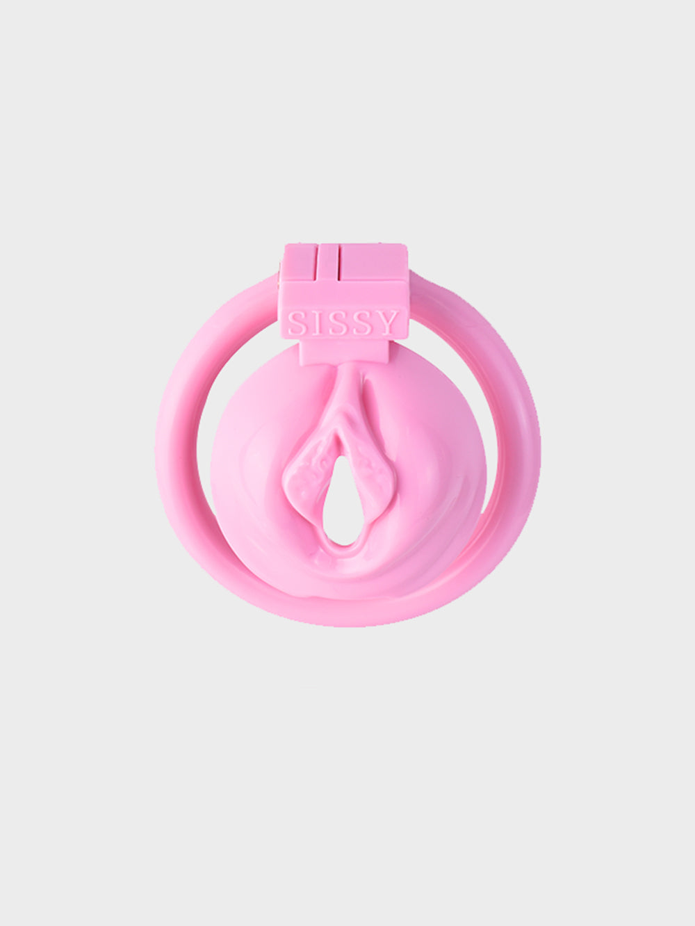 pink chastity cage for sissies