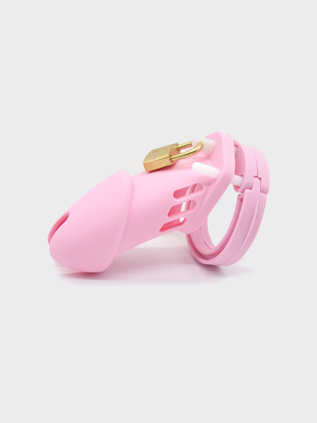 The pink CB6000 chastity cage for locking up submissive men