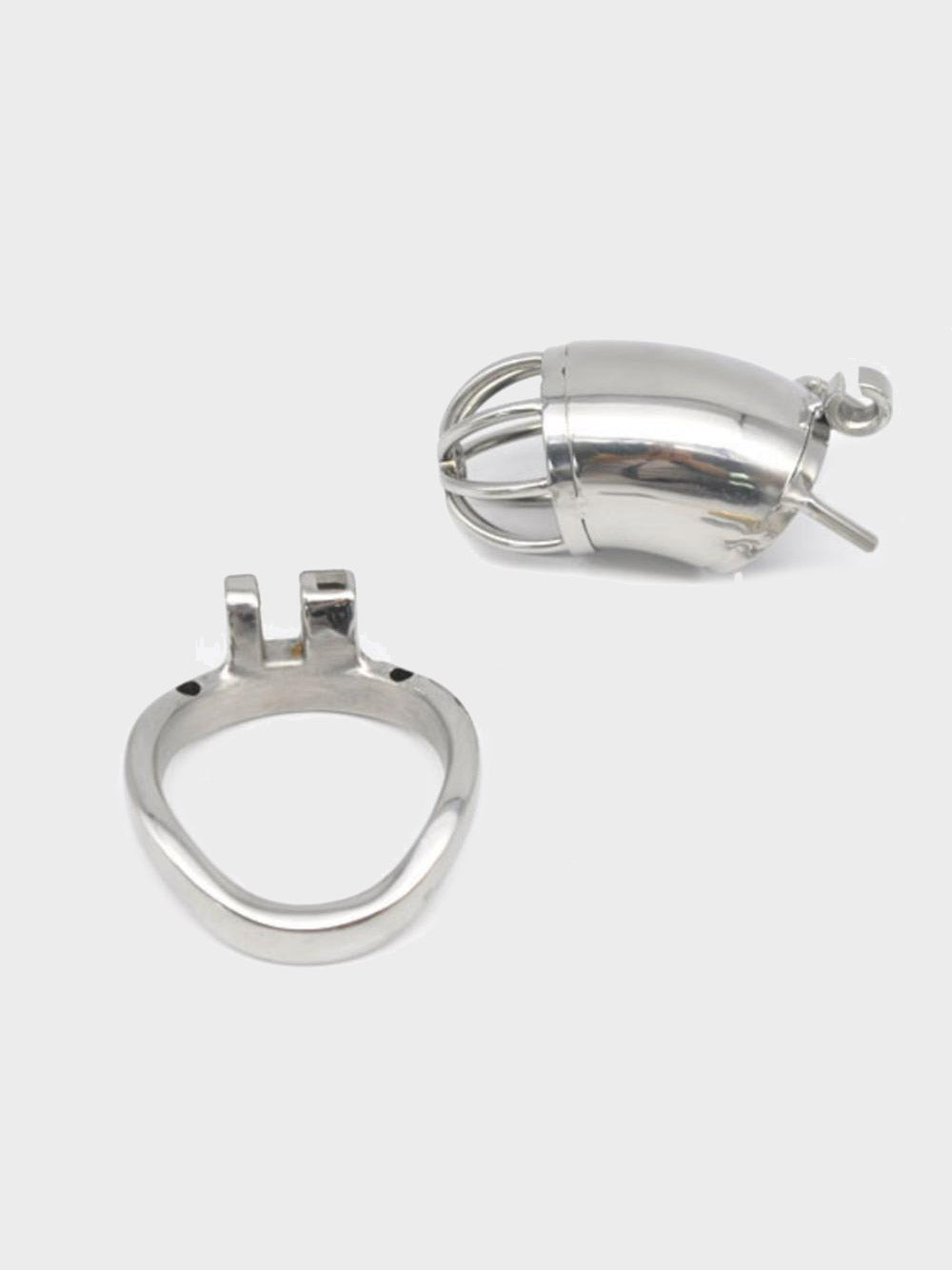 A steel chastity device that keeps your hands off your cock