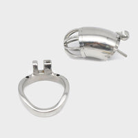 A steel chastity device that keeps your hands off your cock