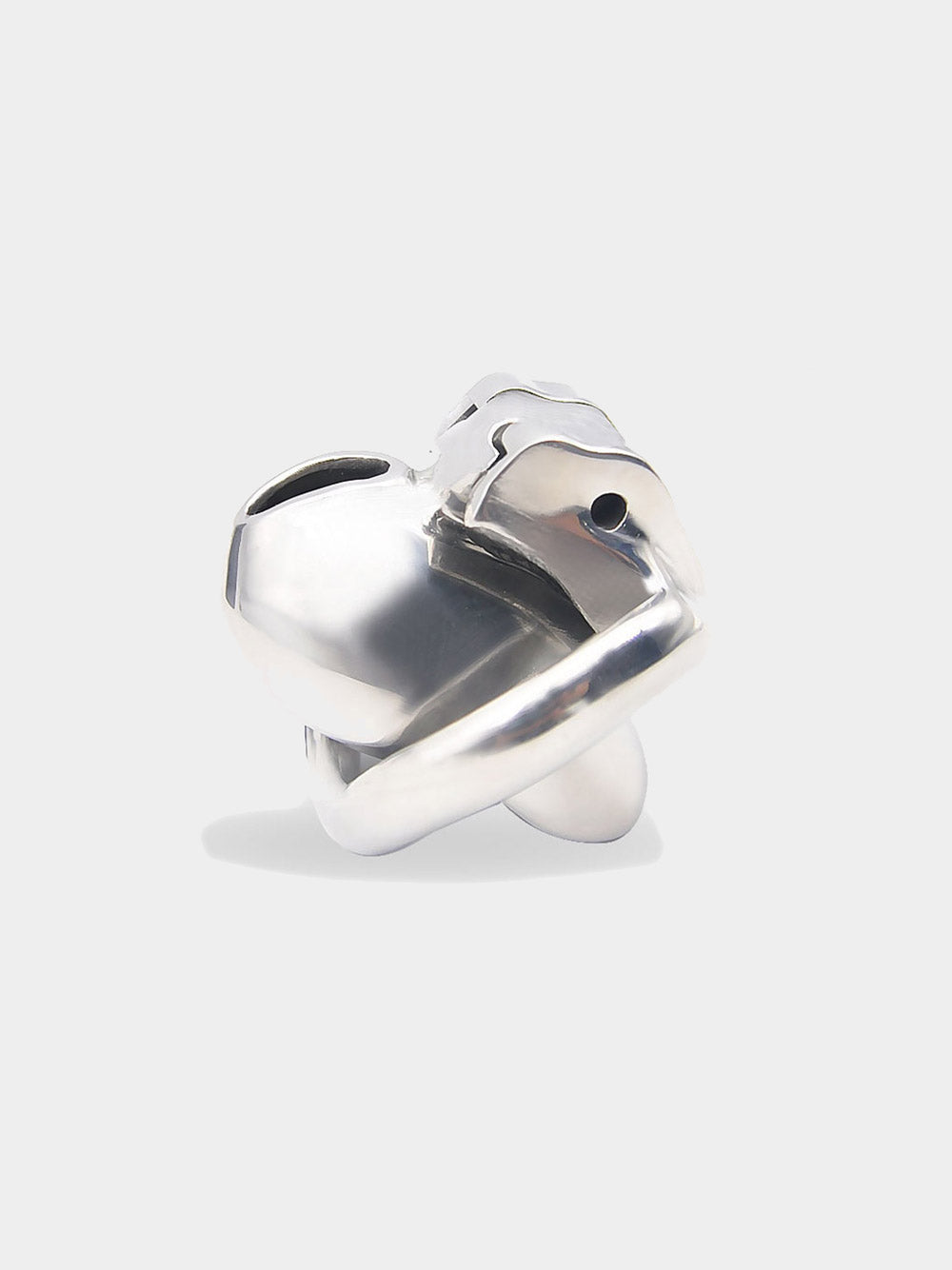 The famous nub chastity cage in steel
