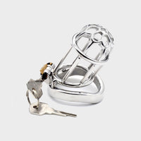 stainless steel chastity cage for men
